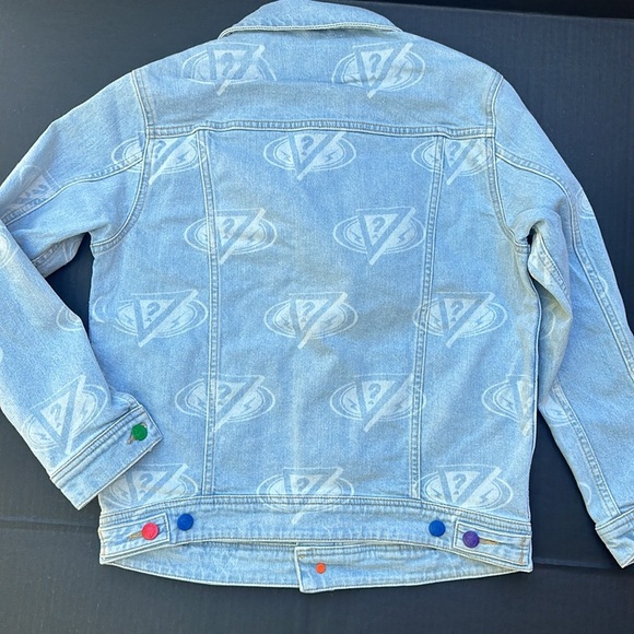 New GUESS J BALVIN Blue Denim Girls Jacket SZ 12 - Picture 6 of 6